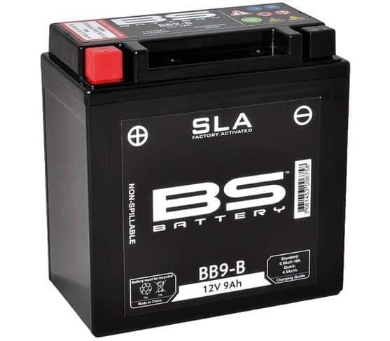 Batterie BB9-B 12V 9Ah SLA DIN 50914 Aprilia Scooter 5378666 Motorroller.de Akku Starterbatterie Akkumulator Starter-Batterie Bleibatterie 1E40QMB