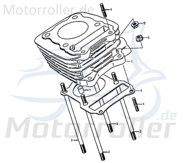 Kreidler DICE GS/SM 125i Pro Zylinder EFI EURO 4 781360 Motorradzylinder Supermoto Enduro
