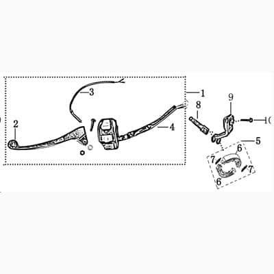 Feder Schwingungsdämpfer Jonway 700503 Motorroller.de