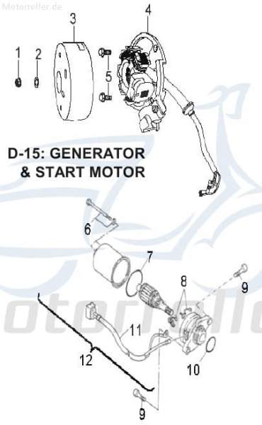 AEON alternator unit ignition plate 31120-151-000
