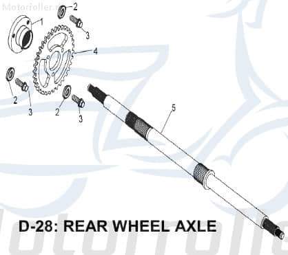 AEON sprocket drive wheel cogwheel pinion 41201-180-000