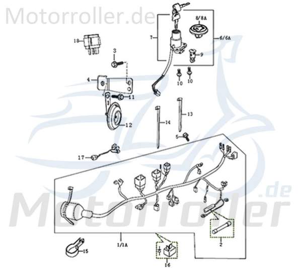 Kreidler DICE GS/SM 125 Pro Licht-Relais Lichtregler Scheinwerferrelais 781125 Motorroller.de Lichtrelais Moped Ersatzteil Service Inpektion Direktimp