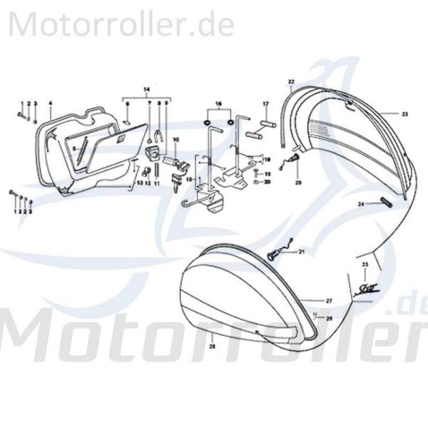 Anschlaggummi Silentblock Seitenverkleidung 720319