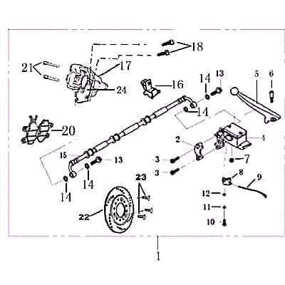 Bremsschlauch Jonway RS 1100 Bremsleitung Roller 2100104-4 Motorroller.de Hydraulikschlauch Hydraulik-Schlauch Hochdruckleitung Hydraulikleitung