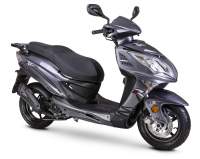 Motorroller Fighter 50 Q-RC-RZ grau 45 km/h Euro 5 Scooter Mokick Kleinkraftrad Motorroller Fighter 50 Q-RC-RZ grau 45 km/h Euro 5 Scooter Mokick Kleinkraftrad