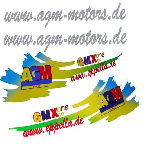 Rex Milano 50 Dekoaufkleber Dekoraufkleber Roller Motorroller.de Dekoaufklebersatz 50ccm 4Takt 139QMB JSD50QT-13 50cc 4T