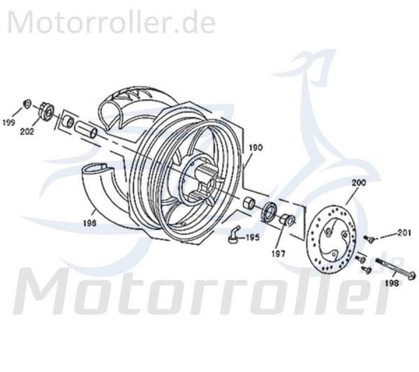 Bremsscheibe Vorderrad Motorroller Kreidler Rex 740938