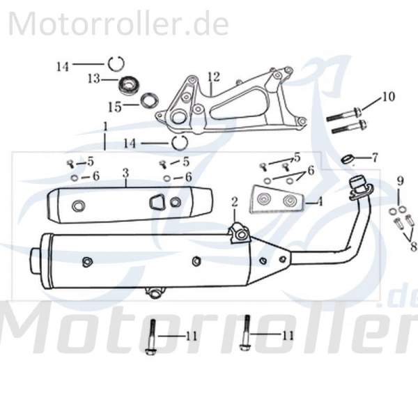 Kreidler Martinique 125 Dichtung SEAL 125ccm 4Takt 1100602-1 Motorroller.de Abdichtung Gasket 125ccm-4Takt Scooter Ersatzteil Service Inpektion