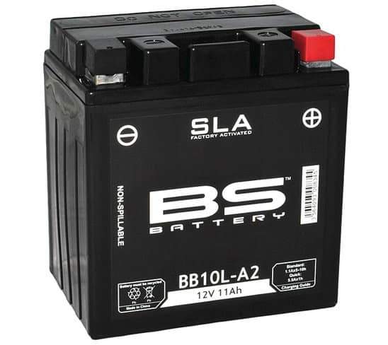 Batterie BB10L-A2 12V 10Ah SLA DIN 51112 133x145x90mm 5378658 Motorroller.de Versiegelt (FA) Akku Starterbatterie Akkumulator Starter-Batterie 1E40QMB