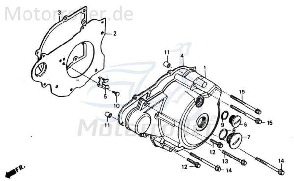 Chunlan Chopper Schraube M6x20mm 125ccm 4Takt ABB-P12-NO.-12 Motorroller.de Bundschraube Maschinenschraube Flanschschraube Flansch-Schraube 244FM