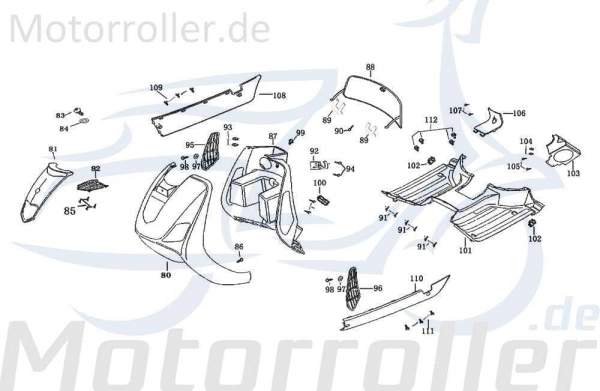 Hagebau Palermo 50 Blechschraube 50ccm 4Takt 93401-42010-03 Motorroller.de 4.2x10mm Kreuzschlitzschraube Kreuzschraube Blech-Schraube Treibschraube