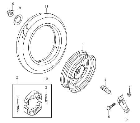 Scheibe Distanzscheibe Unterlegscheibe FIG33B-10