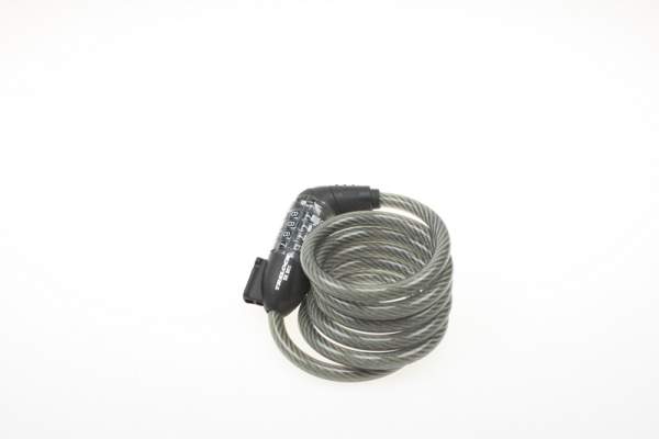 Coiled cable lock numbers anti-theft protection 40173