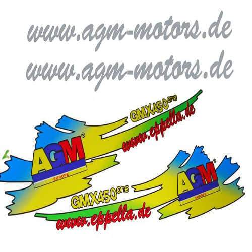 AGM JSD50QT-13 Aufkleber-Set Deko Aufkleber Roller Motorroller.de Jonway 50ccm 4Takt 139QMB 50cc 4T 139QMA Sticker Deko-Set Aufklebersatz