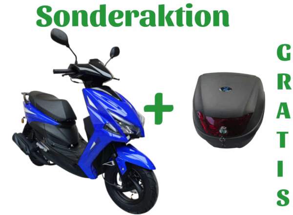 Motorroller GMX 460 Sport SF 45 km/h blau Euro 5 Mokick Scooter Roller