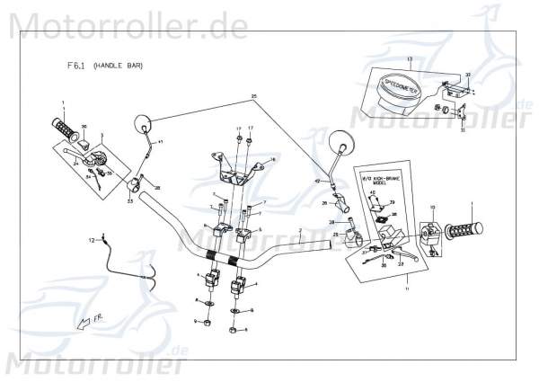 PGO Halter Für Neuen Tacho X-RIDER 50 Befestigung Halterung X26120116001 Motorroller.de Haltebügel Halteblech Halte-Blech Halte-Bügel PGO 50ccm-2Takt